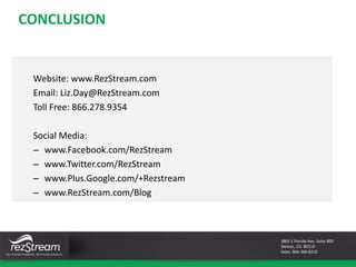 RezStream Webinar: Measuring Internet marketing performance