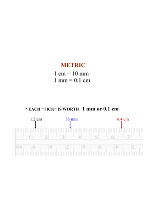 Measurement Measuring in Imperial and Metric | PDF