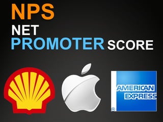 NPS
NET
PROMOTER SCORE
 