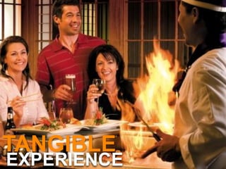 TANGIBLE
EXPERIENCE
 