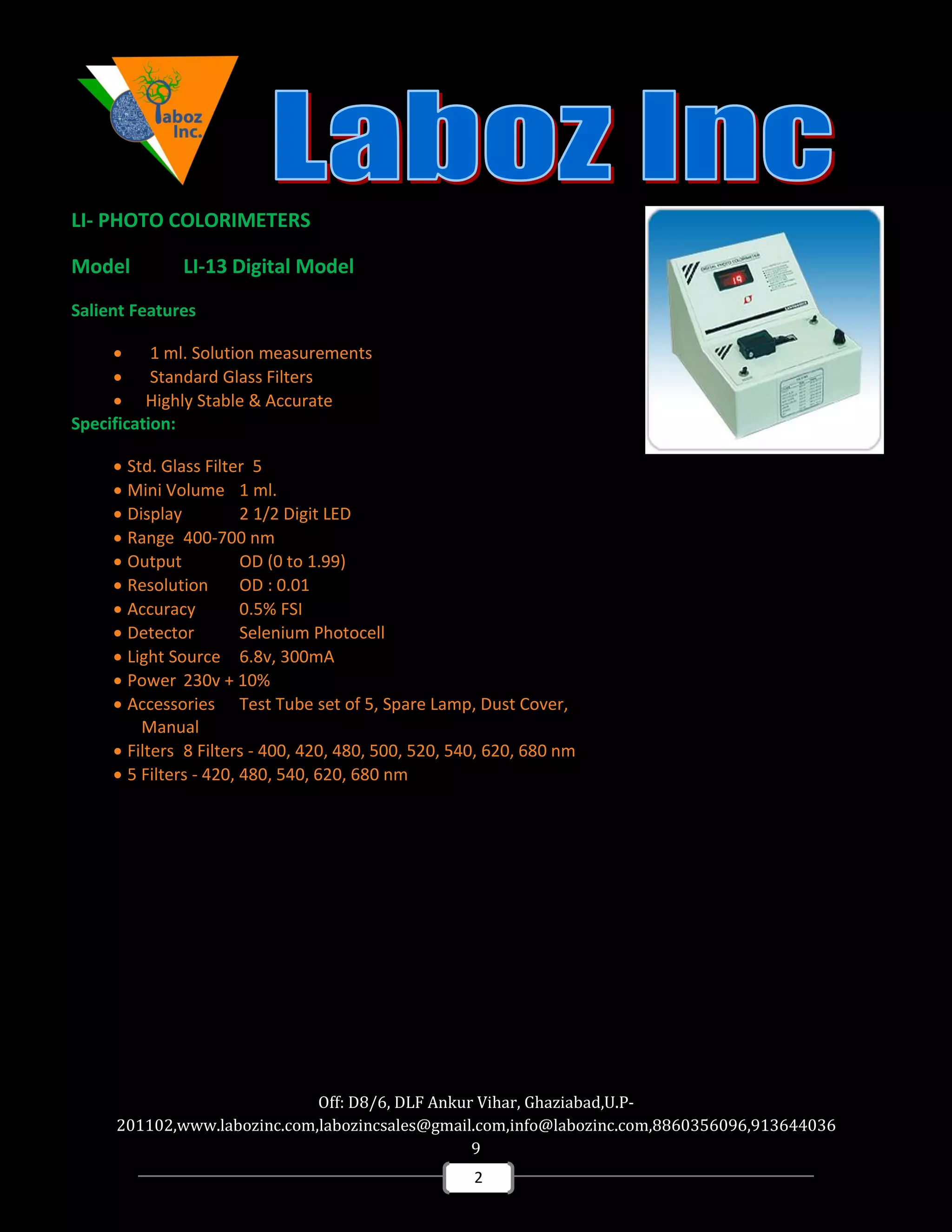 Measuring Instruments