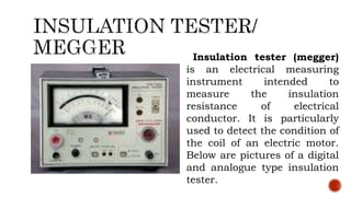 Isnulation Measuring Instruments measuring instruments.pptx