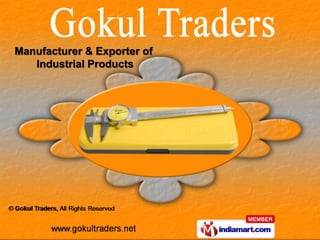 Manufacturer & Exporter of
   Industrial Products
 