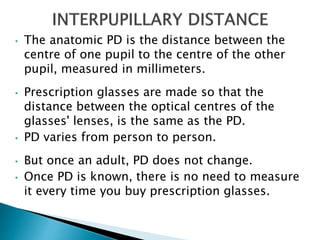 Measuring interpupillary distance | PPT