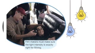 Measuring light intensity with light meter