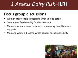 Measuring and mitigating the risk of mycotoxins in maize and dairy products for poor consumers in Kenya