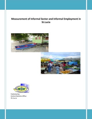 Measurement of Informal Sector and Informal Employment in 
1 
St.Lucia 
Published by: 
Central Statistics Office 
St.Lucia 
 