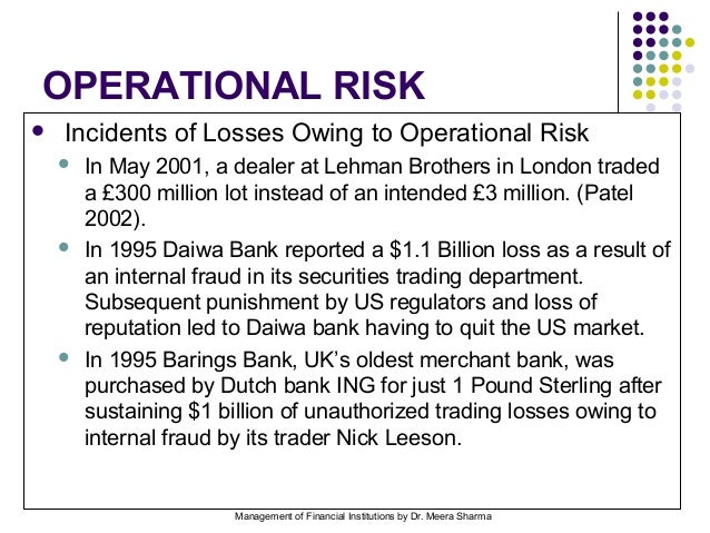 operational risk 1 Checklist for operational risk management policy and the operational risk management rules1 1 when the comprehensive operational risk management division is not established as an independent division (eg. operational risk 1 Checklist for operational risk management policy and the operational risk management rules1 1 when the comprehensive operational risk management division is not established as an independent division (eg.