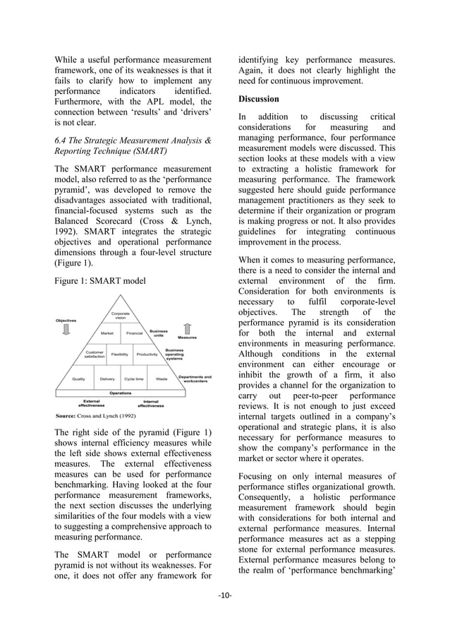 Measuring organizational performance | PDF | Business Accounting ...