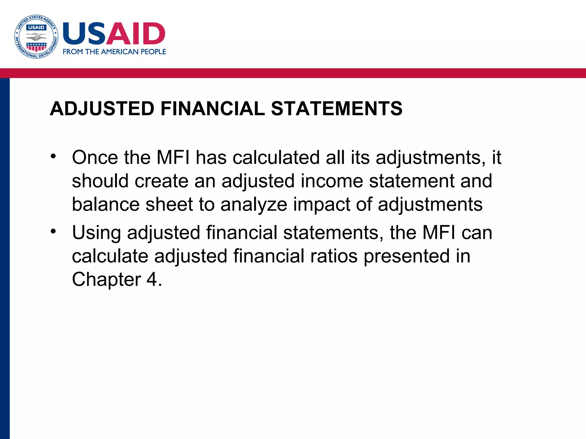 Mfi Performance Measuring performance of microfinance institutions a framework for ...