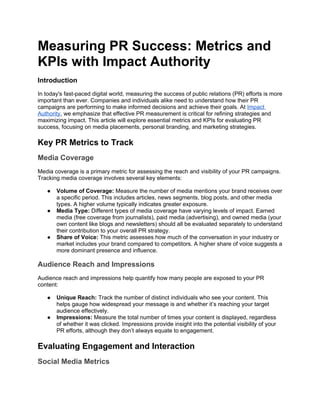 Measuring PR Success_ Metrics and KPIs with Impact Authority.docx