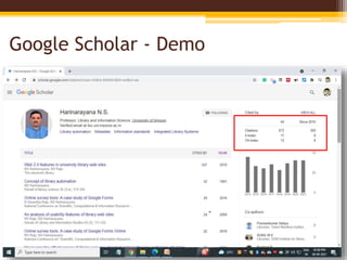Google Scholar - Demo
 