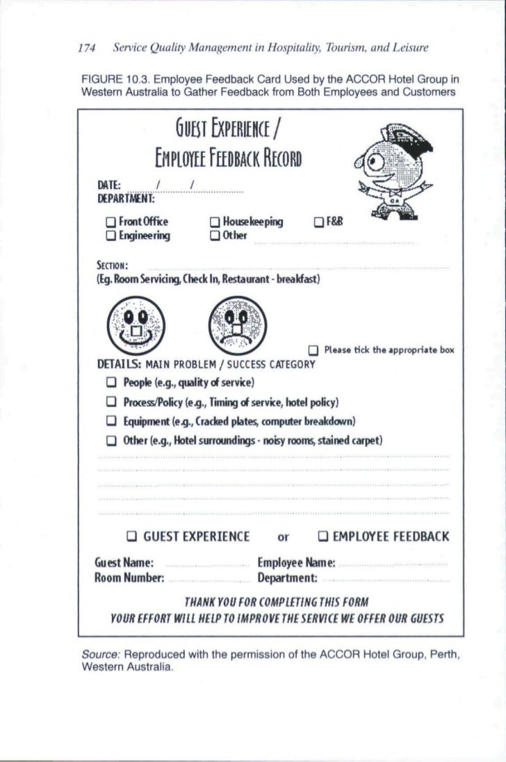 restaurant comment cards template