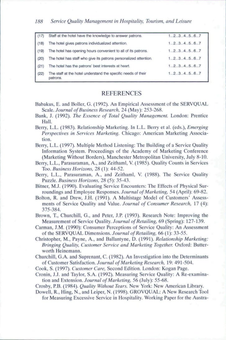 Thesis service management