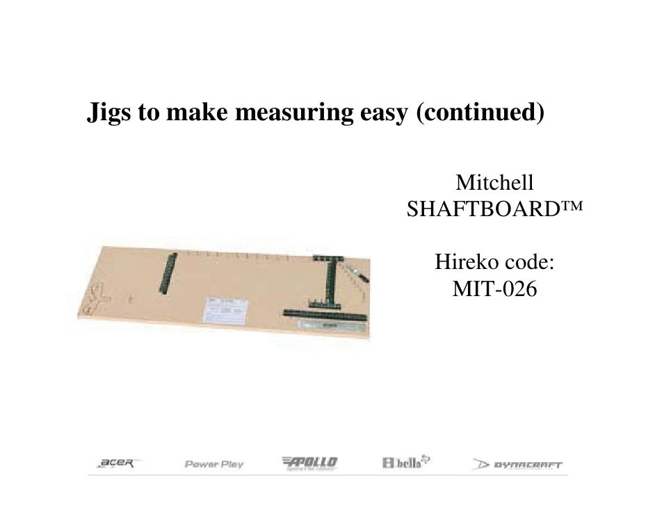 Measuring Shaft Length