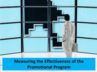 Measuring the Effectiveness of the
     Promotional Program
 