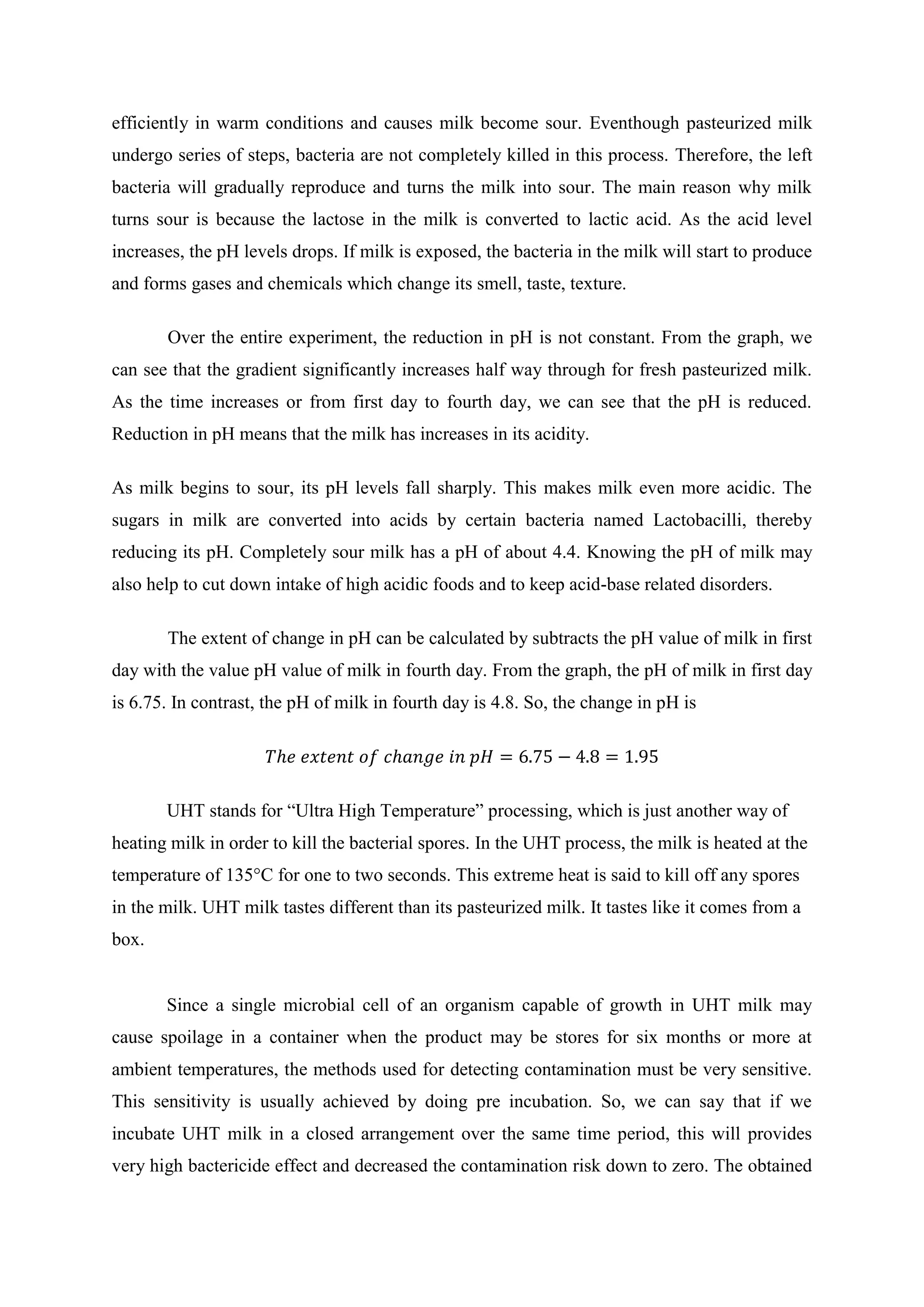 Measuring the ph of milk | PDF
