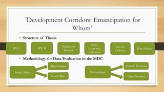 Measuring the social dimension of development corridors | PDF