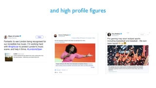 and high profile figures
 