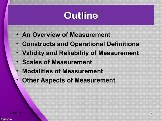 Measuring Variables Unit 4 Ppt