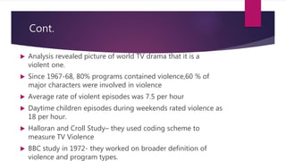Measuring Violence on Television | PPT