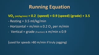 Cardiopulmonary Exercise Testing - VO2 measurement | PPTX