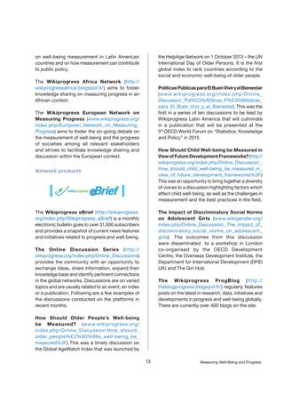 Measuring well being and progress brochure | PDF