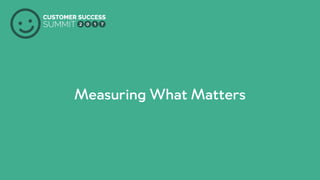 Measuring What Matters
 