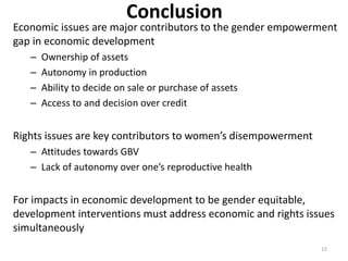 Measuring women's empowerment in Tanykina and Sot dairies of Nandi and Bomet Counties, Kenya