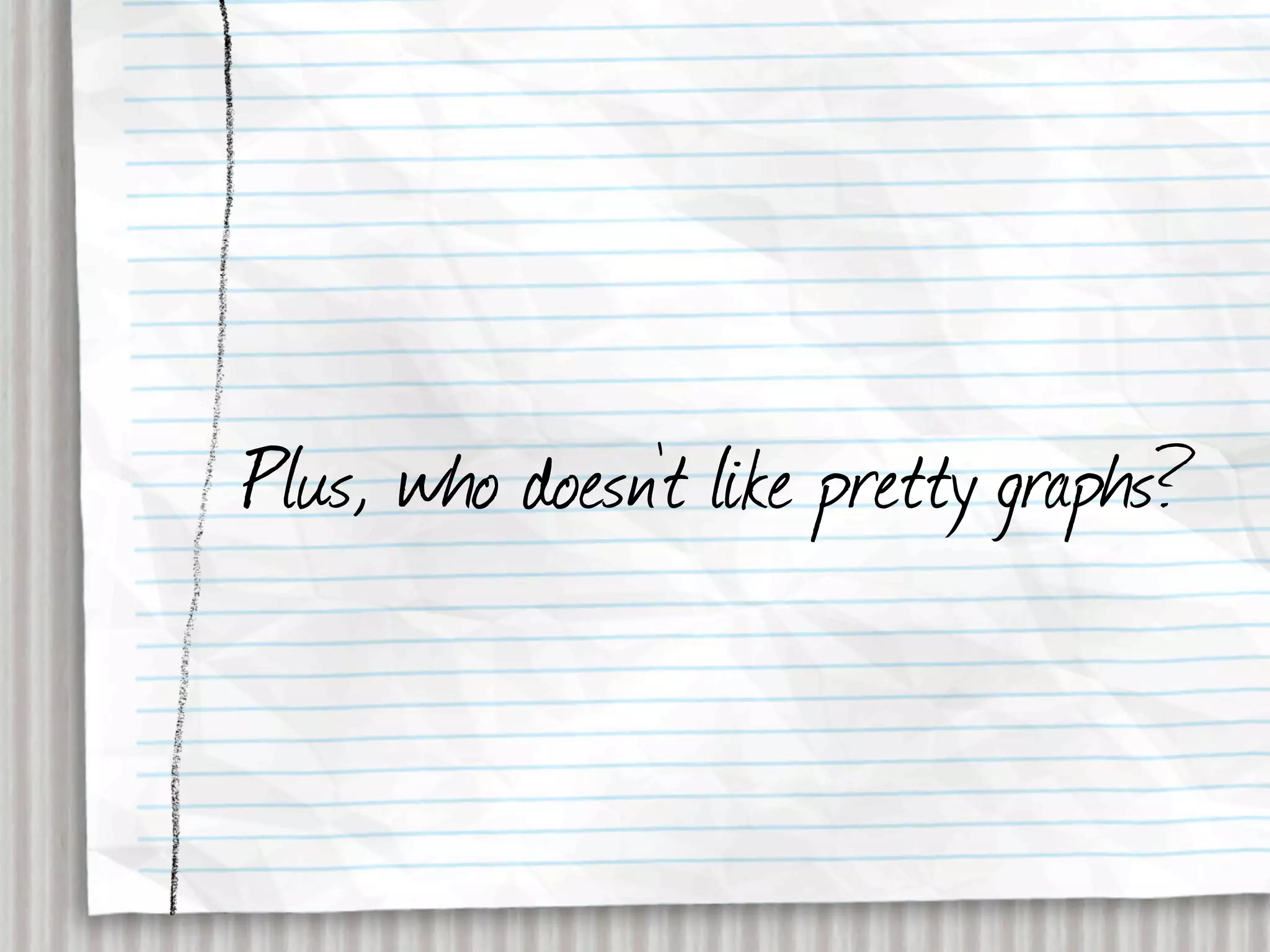 Plus, who doesn’t like pretty graphs?
 