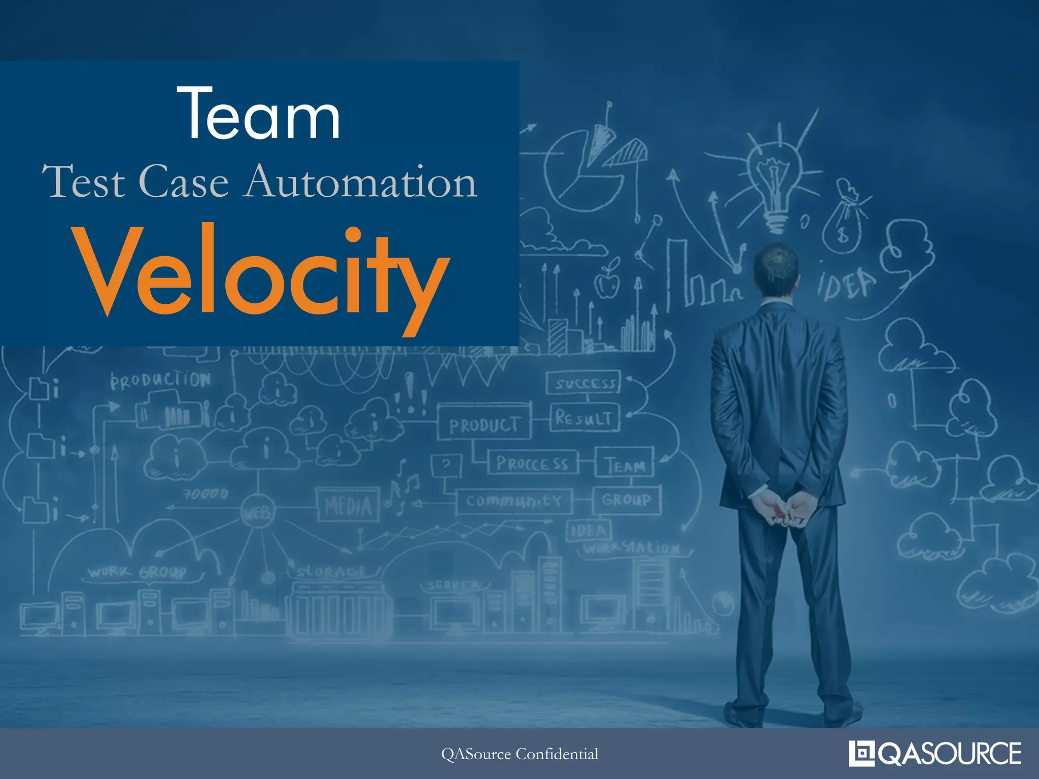 QASource ConfidentialQASource Confidential
Team
Velocity
Test Case Automation
 