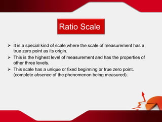 Measurment scales | PPTX