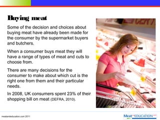 Cooked Meat Consumers Meat and the consumer | PPT