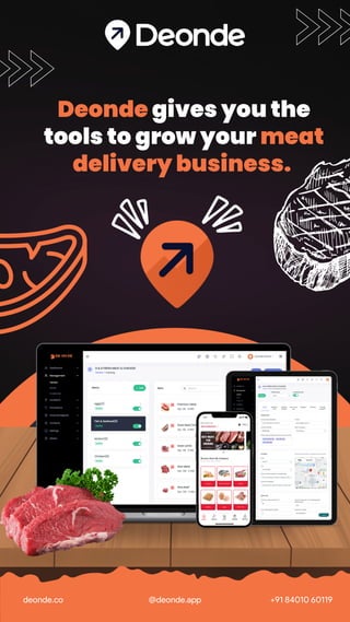 Meat Delivery App Development solution - Deonde | PDF