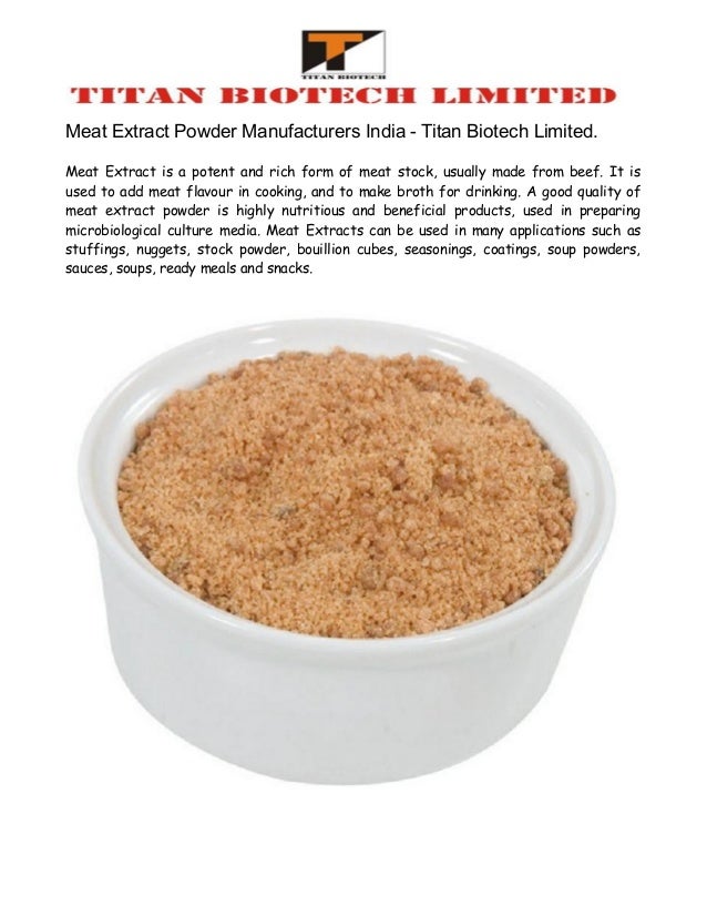 Meat Extract Powder Manufacturers India