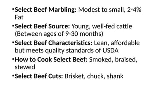 Meat Grading.pptx different types of meat | PPTX