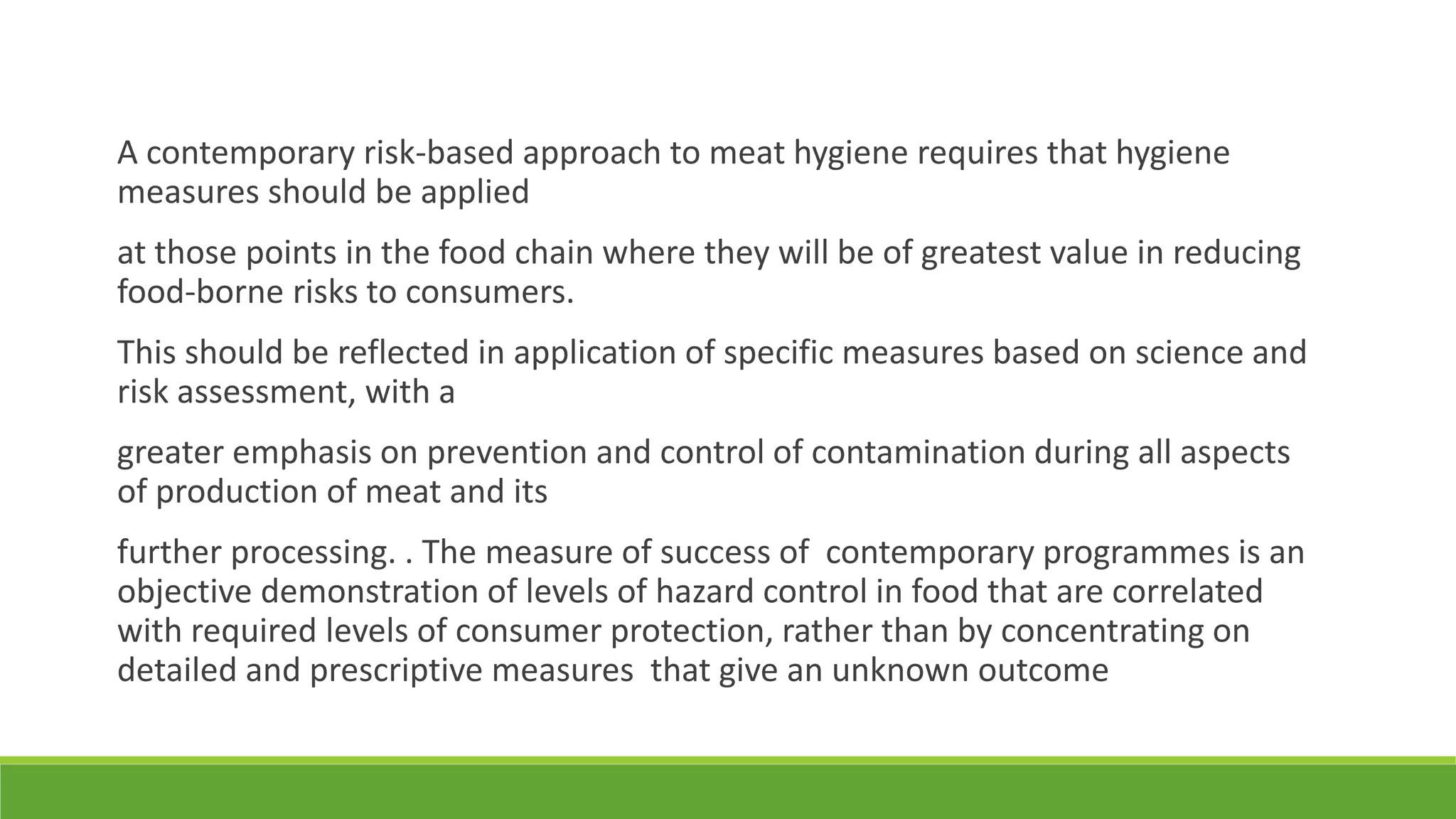 Meat hygiene and inspection | PPT