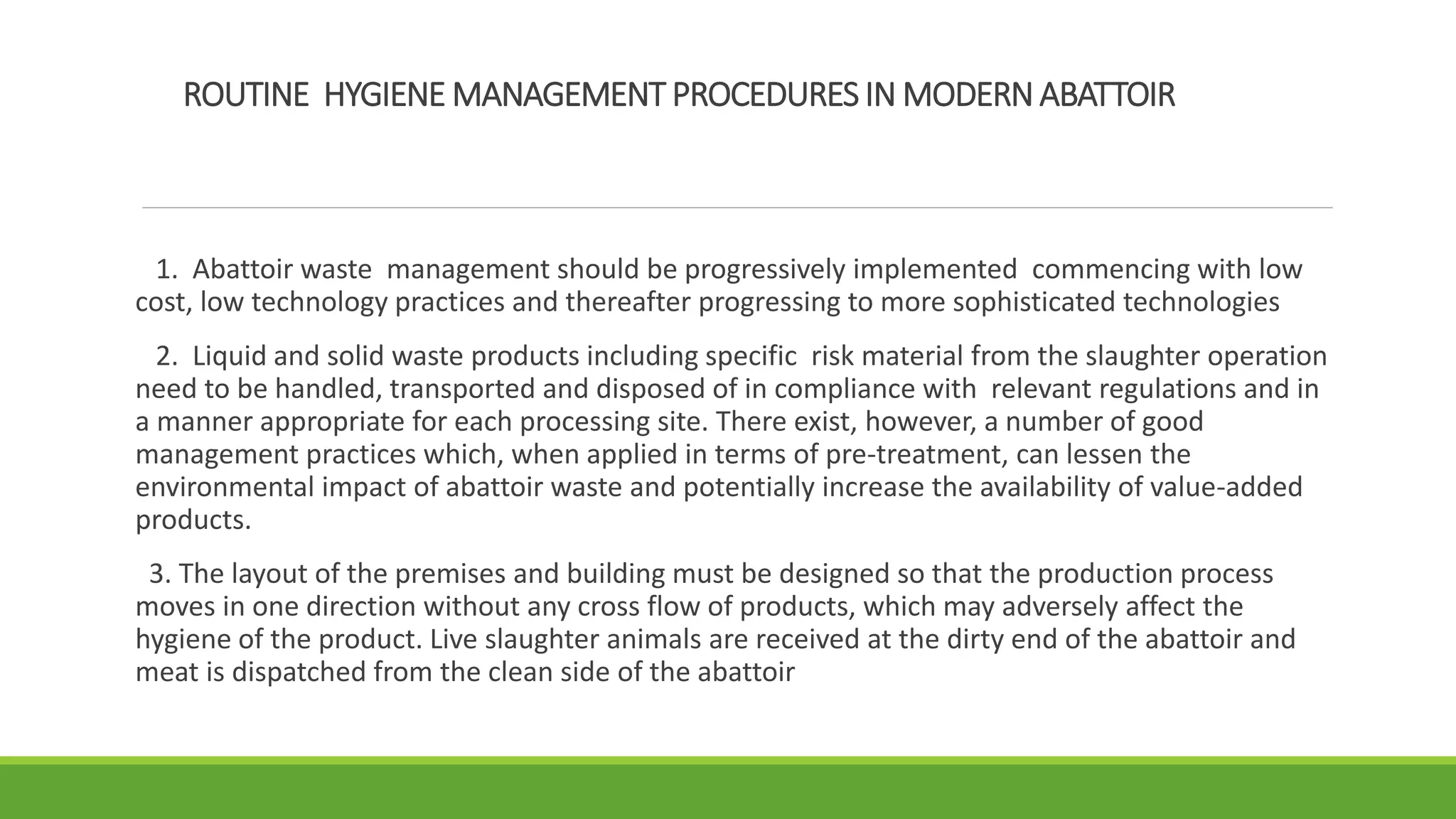 Meat hygiene and inspection | PPT