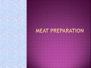 Meat preparation