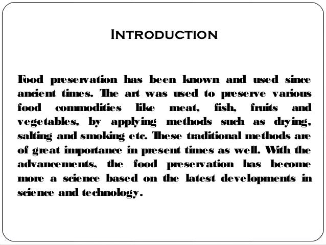 Traditional methods of food preservation image