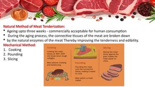 Meat Processing Methods Overview :Meat Processing Technology .pptx