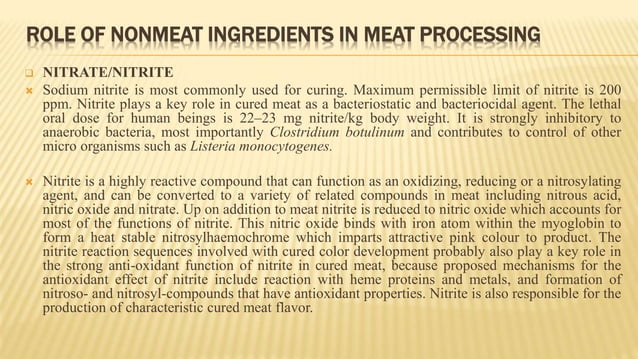 MEAT PROCESSING TECHNOLOGY | PPTX | First Aid | Injuries