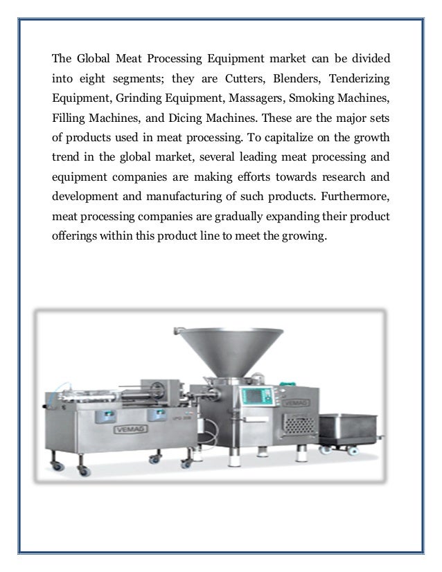 Meat processing equipment