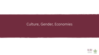 Sustainable livestock opportunities and future food system realities