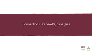 Sustainable livestock opportunities and future food system realities