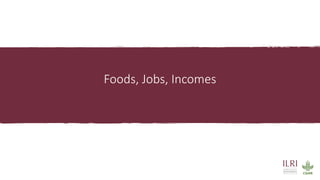 Sustainable livestock opportunities and future food system realities