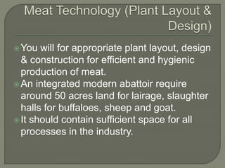 Meat technology presentation 5th | PPTX
