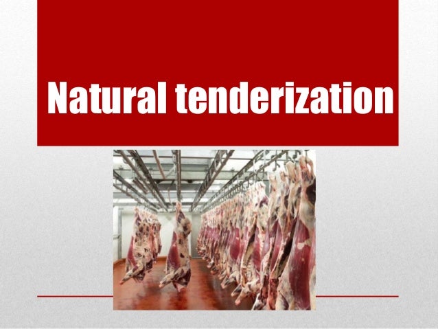Meat tenderization