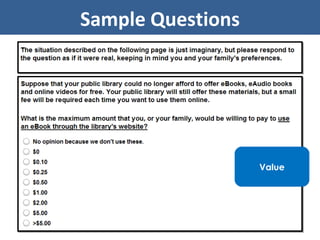 Sample Questions Value 