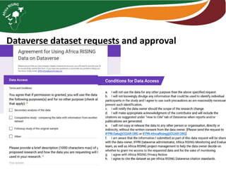 Monitoring, data management, and impact assessment in Africa RISING